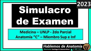 ðŸ”´ðŸ‘‰SIMULACRO DE PARCIAL  ANATOMIA C  MIEMBRO SUPERIOR Y MIEMBRO INFERIORðŸŸ© PINCHES ðŸŸª2DO PARCIAL [upl. by Regor]