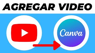 Cómo INSERTAR un VIDEO de YOUTUBE en CANVA 2024 Agregar un Video de YouTube en Canva [upl. by Eciruam]