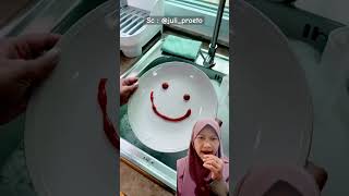 Cuci piring saus smile⁉️ juliproeto [upl. by Vitia]