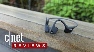 AfterShokz Trekz Air boneconducting headphone review [upl. by Eedyaj]