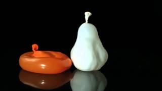 Slow Motion Water Balloons Free Falling [upl. by Nilerual434]