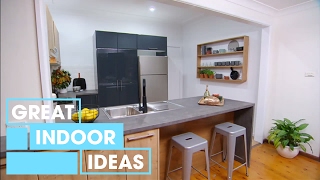 Budget Kitchen Makeover  Indoor  Great Home Ideas [upl. by Rhines]