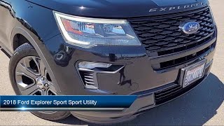 2018 Ford Explorer Sport Sport Utility Merced Turlock Modesto Fresno Los Banos [upl. by Yonatan]