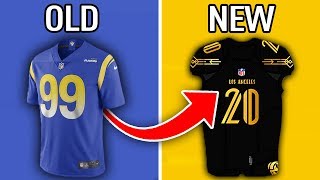 Redesigning ALL 32 NFL Teams Jerseys [upl. by Bonnice838]