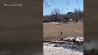 Medina Lake house owner behind viral TikTok video says current water level is ‘numbing’ sight [upl. by Norok]