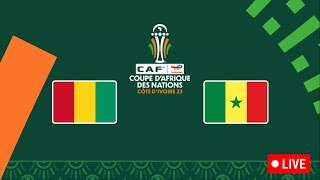 🔴🇬🇳🇸🇳 GUINEE  SENEGAL  LE SENEGAL FACE À LA SURPRISE GUINÉENNE   GROUPE C  CAN 2024  CAN [upl. by Kerrison70]