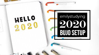 My 2020 Bullet Journal Setup [upl. by Yud]