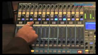 Sweetwater  PreSonus StudioLive 1642 Demo [upl. by Aneral]