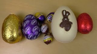 8 Chocolate Eggs of the UK Easter Egg Avengers KitKat Cadbury Creme Egg [upl. by Wallach278]