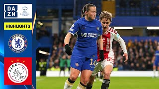 HIGHLIGHTS  Chelsea vs Ajax UEFA Womens Champions League 202324 Quarterfinal Second Leg [upl. by Cathy18]