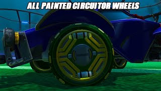 Showcasing All NEW Very Rare Wheels quotCIRCUITORquot  Rocket League Season 14 Update [upl. by Yatzeck567]