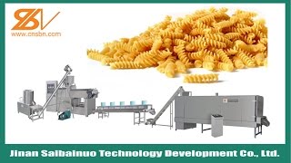 Fusilli pasta extruder machine processing line [upl. by Yarised]