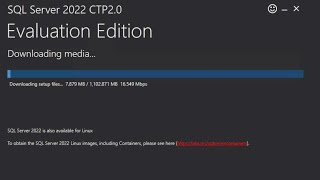 Instalando SQL Server 2022 CTP 20 [upl. by Birdie891]