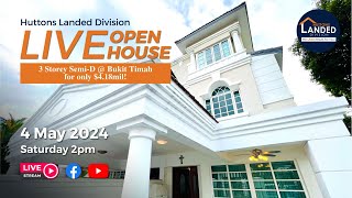 LIVE Open House Preview  3 Storey SemiD with 511 rooms in Bukit Timah for only 418mil [upl. by Bannasch]