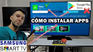 CÓMO INSTALAR APLICACIONES EN SMART TV SAMSUNG  PLAY STORE DE GOOGLE NO ES POSIBLE [upl. by Acissj]