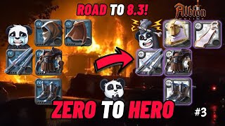 Zero to Hero Dual Swordy 40 do 83 Cz3  Albion Online [upl. by Katzen555]