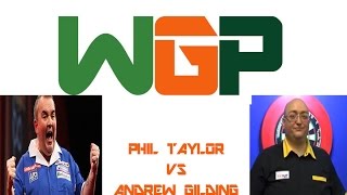 PDC World Grand Prix 2014  Second Round  Taylor VS Gilding [upl. by Market765]