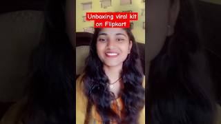 viral mekup kit on Flipkart whatiorderedvswhatigot flipkart unboxingvideo music bollywoodviral [upl. by Atiuqihs943]