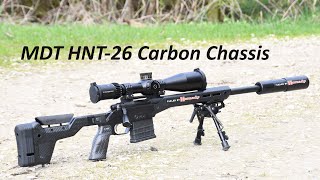 MDT HNT26 Carbon amp Magnesium Chassis Ultralight Remington 700 Footprint FULL REVIEW [upl. by Kraska]