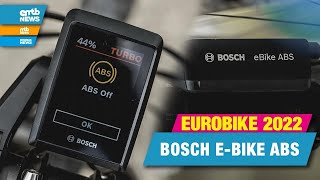 Eurobike 2022 Bosch EBike ABS im Test Wir bremsen richtig hart [upl. by Nerag]