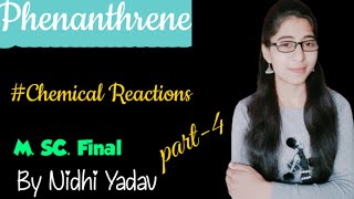 Phenanthrenepart4Chemical Reactions of Phenanthrene [upl. by Sanbo132]