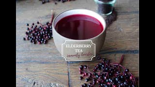 How to make elderberry tea  4 ways [upl. by Ingvar96]