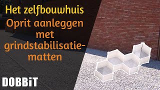 Zelfbouwhuis  Oprit aanleggen met grindstabilisatiematten [upl. by Peckham]