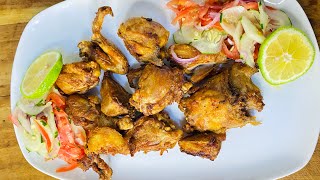 JINSI YA KUKAANGA KUKU MTAMU KWA KUTUMIA VIUNGO VICHACHE HOW TO FRY YOUR CHICKEN  FRIED CHICKENS [upl. by Notfilc]