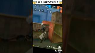 1 HP IMPOSSIBLE 😱😱 M1887 HEADSHOOT❔❔viralvideo freefire [upl. by Ynnod]