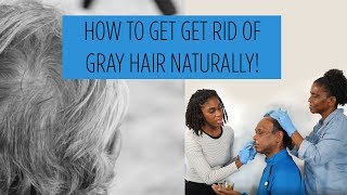 How to Get Rid of GRAY HAIR Naturally  Stop Premature Graying  Blackstrap Molasses Hair Mask [upl. by Horan]