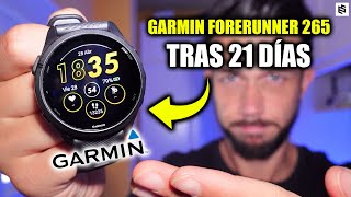 GARMIN FORERUNNER 265 💪 REVIEW tras 21 DÍAS de USO [upl. by Lavine684]