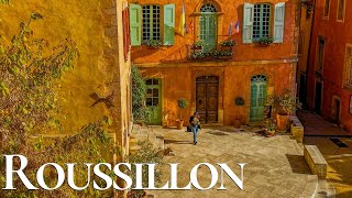 Roussillon  Most Beautiful Town to Visit in France 🇫🇷  Gordes [upl. by Atirec]