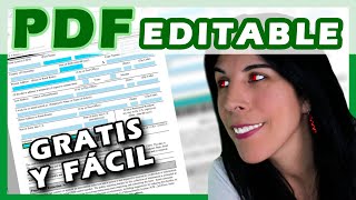 Crear PDF Editable Rellenable  Firma 🤩 Método Fácil [upl. by Bev]