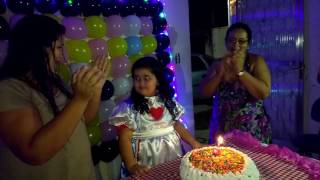 Cantando parabéns no meu aniversario de 5 anos happy birthday [upl. by Lontson]