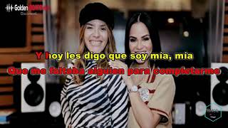 NATTI NATASHA KANY GARCIA SOY MIA KARAOKE DJ RAMCAL [upl. by Naek]