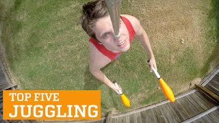 TOP FIVE JUGGLING  PEOPLE ARE AWESOME [upl. by Lisa]