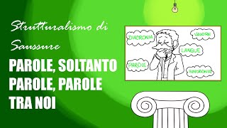 SEMIOTICA  STRUTTURALISMO DI SAUSSURE [upl. by Oigile812]