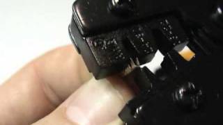 Crimping a Servo Connector  Futaba J Housing with Deluxe Crimper [upl. by Hulton783]