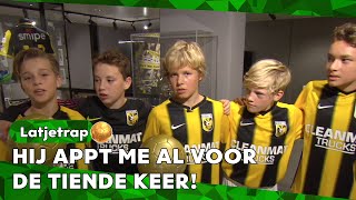 APPEN MET SPELER VAN VITESSE 1  LATJETRAP VITESSE  ZAPPSPORT [upl. by Innaig]