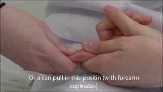 Technique of mobilisation of Interphalangeal joint [upl. by Anitsyrk]