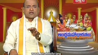 Garikipati Andhra Mahabharatam  Drona Parvam Episode 1186  Part 1 [upl. by Argile]