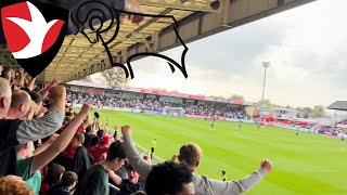 SCENES AS CHELTENHAM FINALLY SCORE Cheltenham Town Vs Derby County Matchday Vlog [upl. by Iaw681]