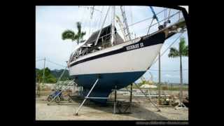 Monohulls1977 Roberts Mauritius 43 solid GRP ketch SOLD BY YBC [upl. by Monroy]