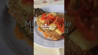 Receta Milanesa de Berenjena 🍆  Gourmet GourmetChile Recetas Milanesa Berenjena Almuerzo [upl. by Urson]