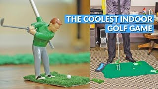 Mini Golfing Man Indoor Golf Game [upl. by Cristabel31]