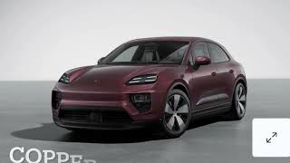 The 2025 Porsche Macan EV color choices [upl. by Adyam]