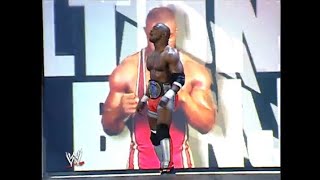 Shelton Benjamin  Entrance as Intercontinental Champion WWE RAW April 4 2005 [upl. by Refinnaj]