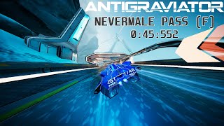 ANTIGRAVIATOR This game is FAST Nevermale Pass  Time Trial 45552 [upl. by Asserac]