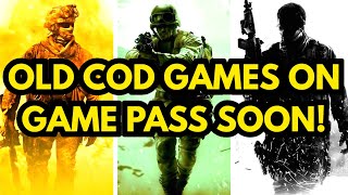 OLD COD Coming To Game Pass SOON [upl. by Keligot]