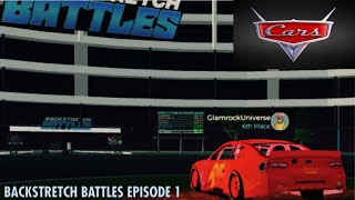 BACKSTRETCH BATTLES EPISODE 1 LIGHTNING MCQUEEN COMES TO BACKSTRECH BATTLES [upl. by Bigelow770]